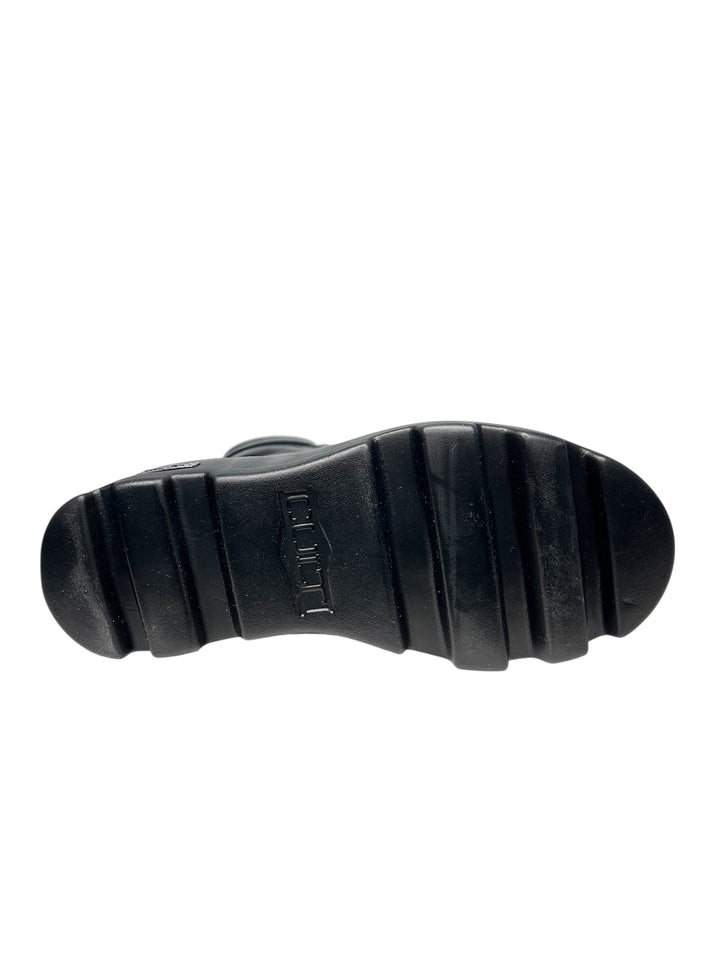 anfibio corto donna pelle nero