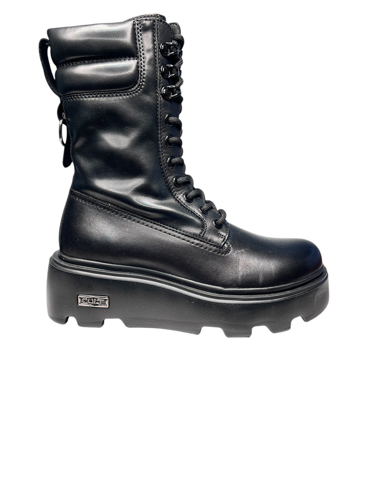 anfibio corto donna pelle nero