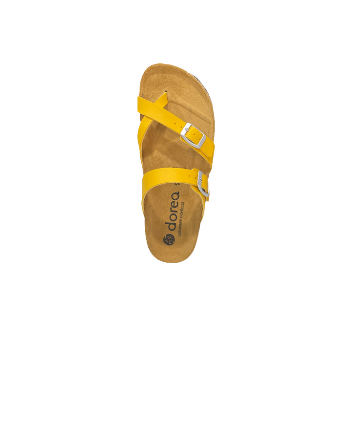 ciabatta infradito donna dorea art. cn128 giallo