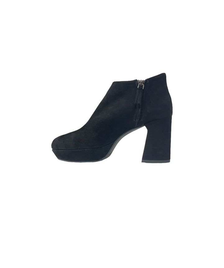 tronchetti donna pelle scamosciata jd art.d2018 nero