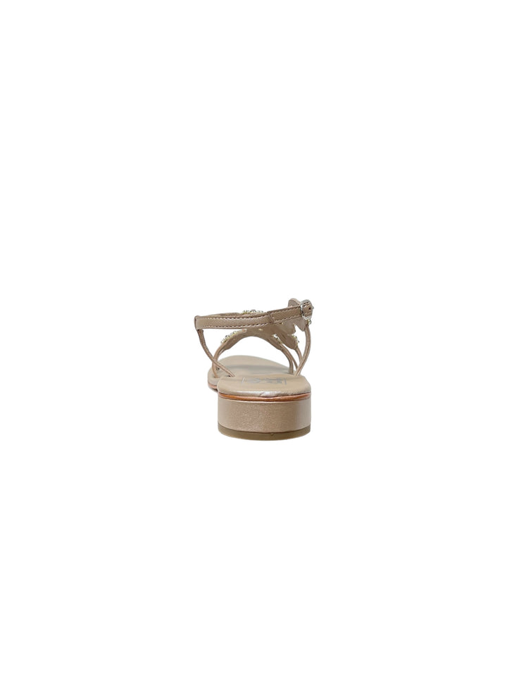 sandali gioiello pelle rame art.denver17 stone-beige