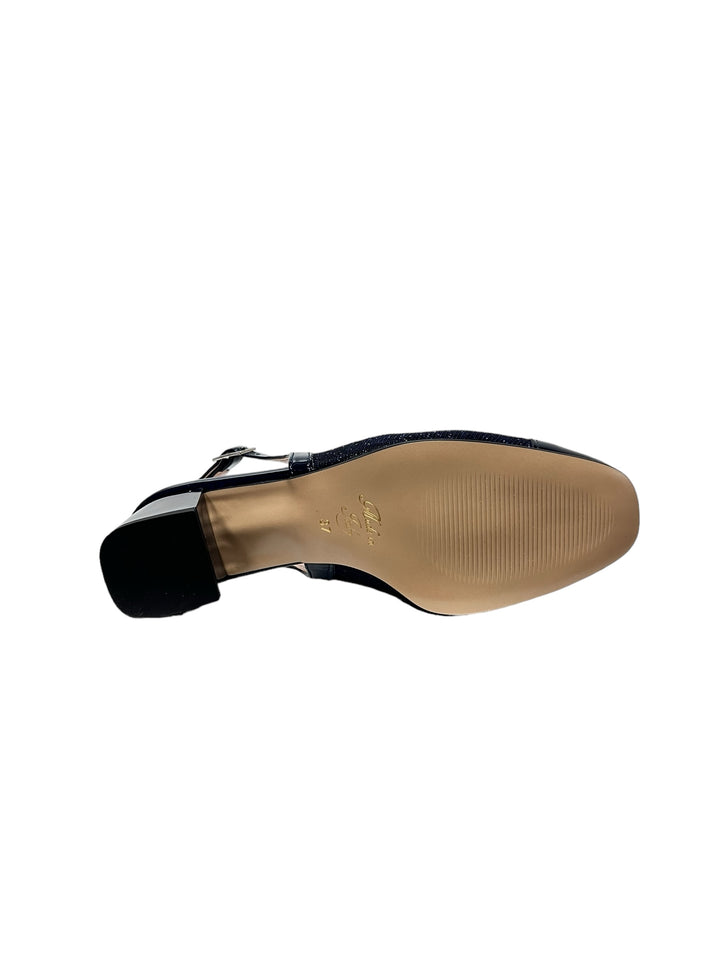 slingback donna pelle cinziasoft art.dm2402-001 blu