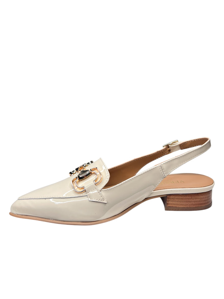 slingback donna pelle soffice sogno art. e5pc20c5 gloss beige