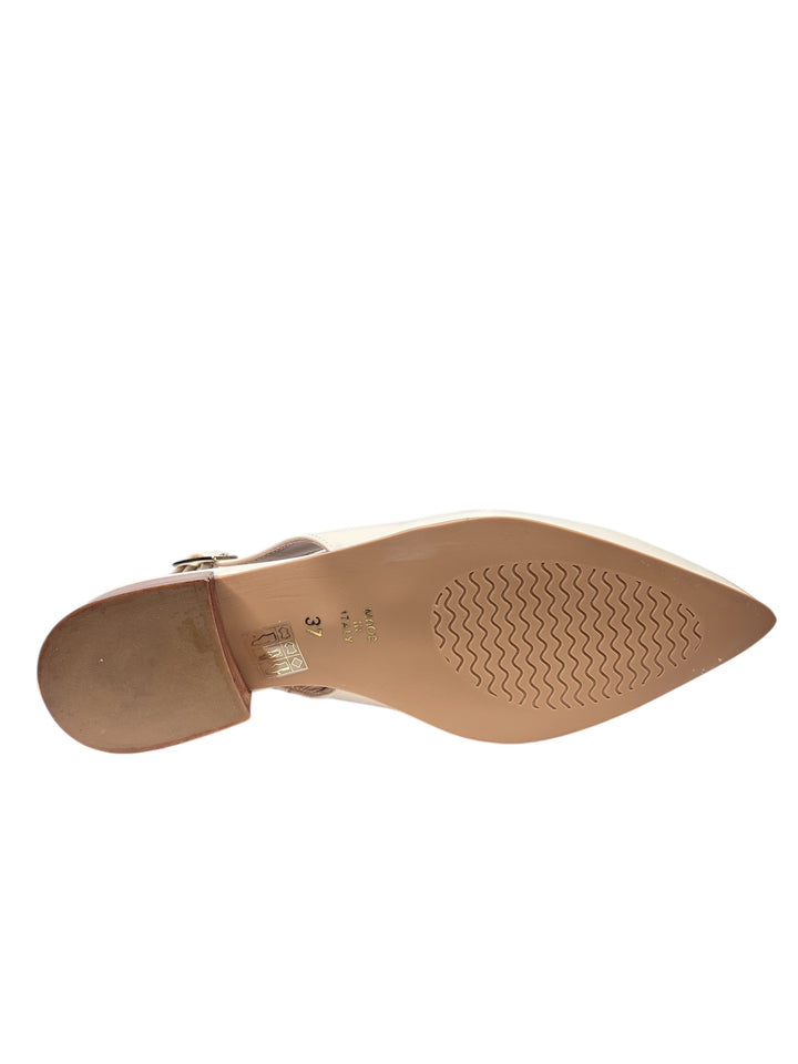 slingback donna pelle soffice sogno art. e5pc20c5 gloss beige