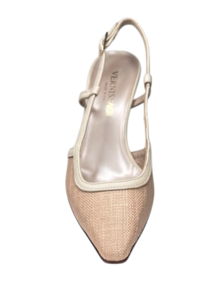 slingback pelle-rafia vernissage art. e5pq50c2 lino