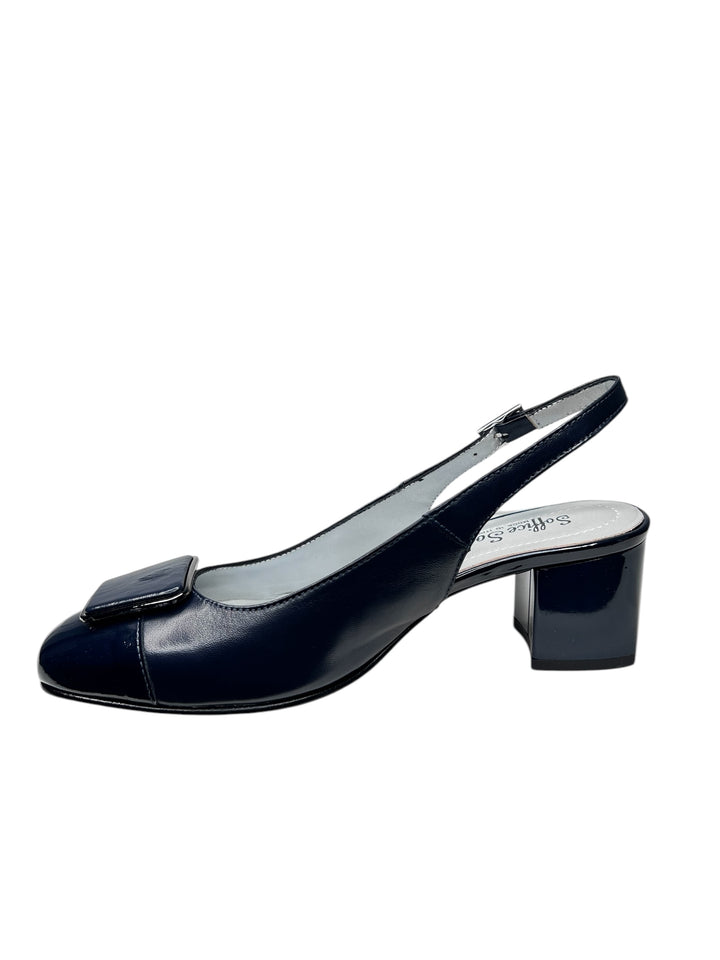 slingback donna pelle soffice sogno art. e5q41c1 blu