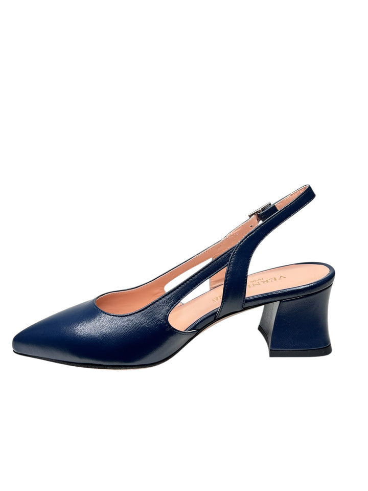 slingback donna pelle vernissage art. e5tz51c4 blu