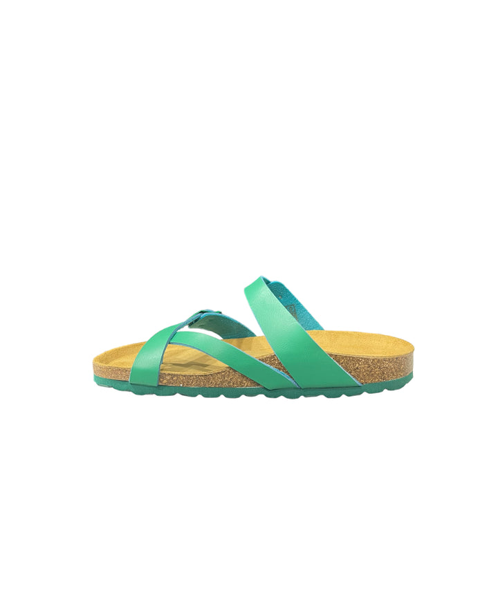 ciabatte infradito donna pelle cinziasoft art.ea20468-003 verde
