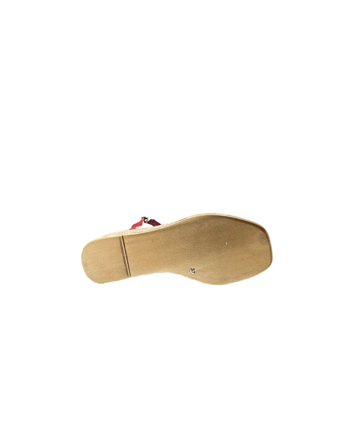 sandalo donna pelle cinzia soft art.el206013-003 ROSSO-CUOIO