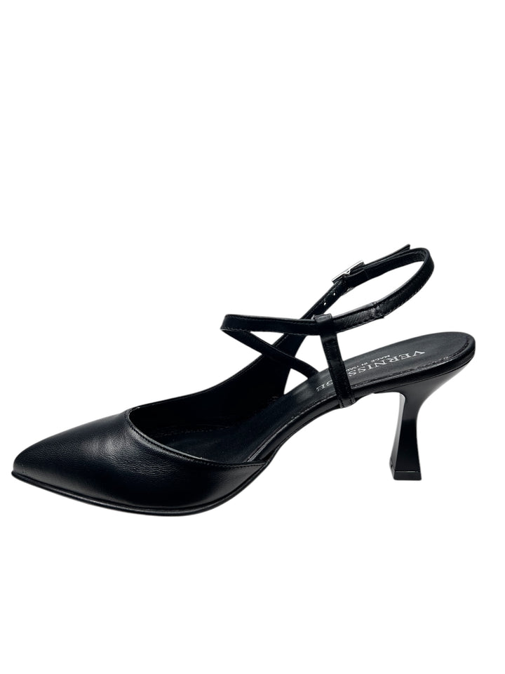 slingback donna pelle vernissage art. e5ta70c2 nero