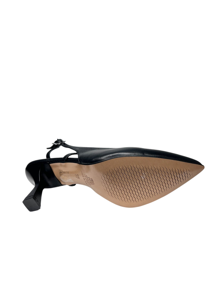 slingback donna pelle vernissage art. e5ta70c2 nero