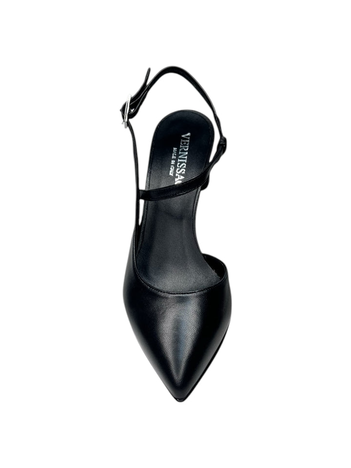 slingback donna pelle vernissage art. e5ta70c2 nero