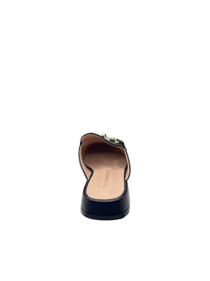 sabot donna pelle francesco milano art.g04-04a-ne nero