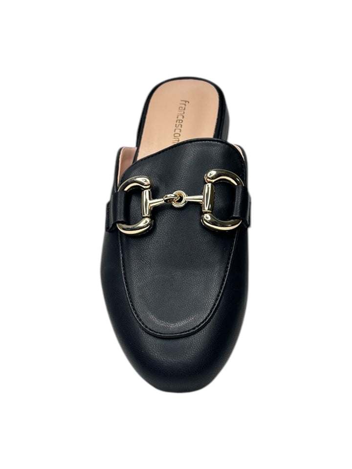 sabot donna pelle francesco milano art.g04-04a-ne nero