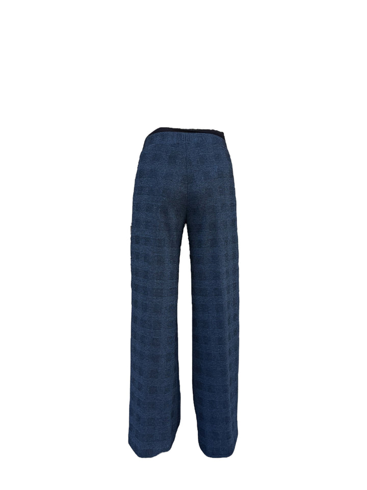 pantalone donna blu
