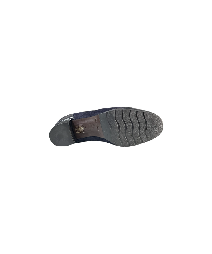 décolleté donna pelle art.i22507 blu