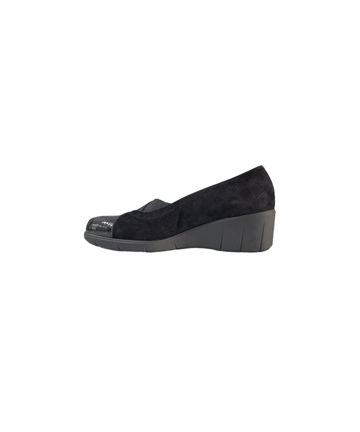 décolleté donna pelle scamosciata soffice sogno art.i22572 nero