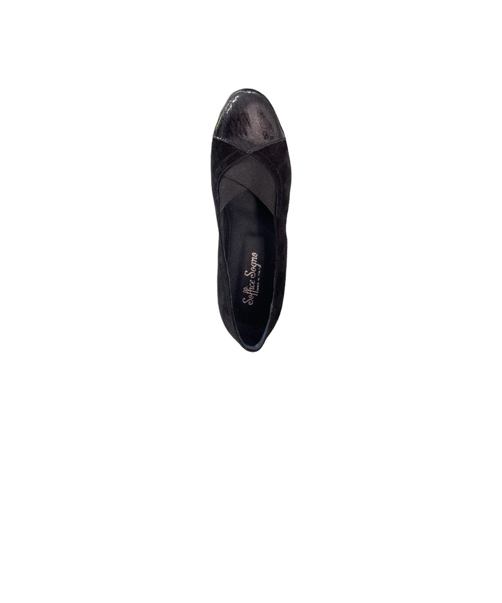 décolleté donna pelle scamosciata soffice sogno art.i22572 nero