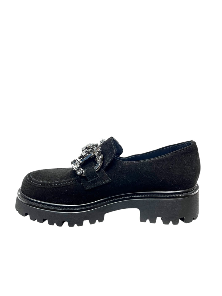mocassini donna pelle vernissage art.i416783a6 nero