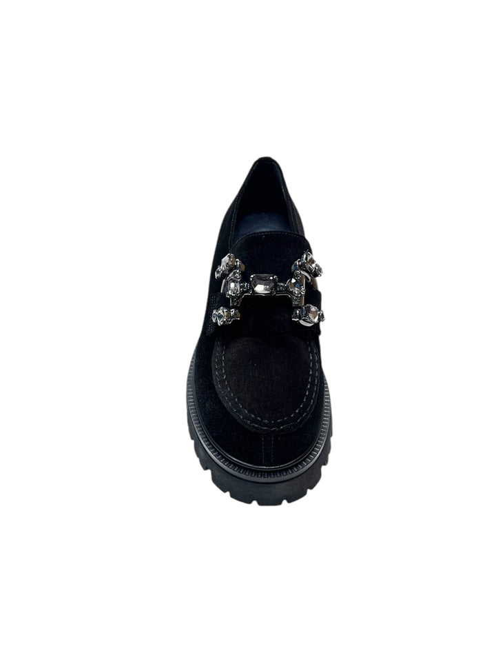 mocassini donna pelle vernissage art.i416783a6 nero