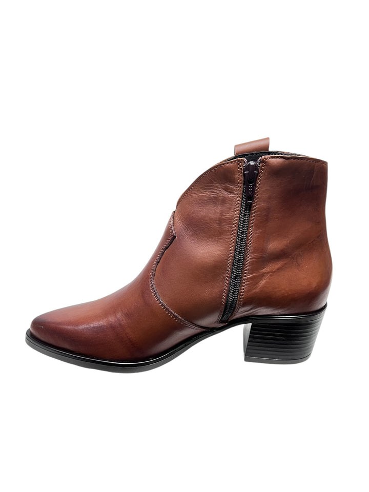 tronchetti texani donna pelle vernissage art.i48190a2 mogano