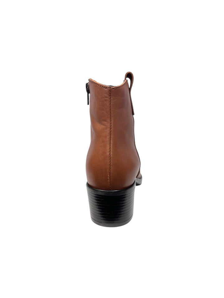 tronchetto donna pelle mogano