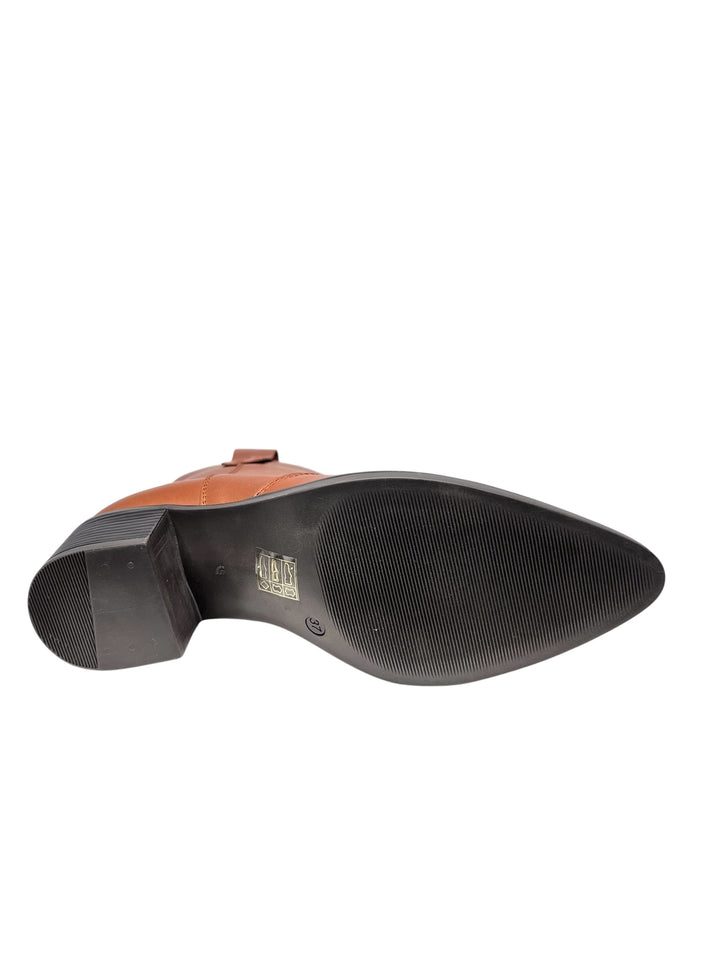 tronchetto donna pelle mogano