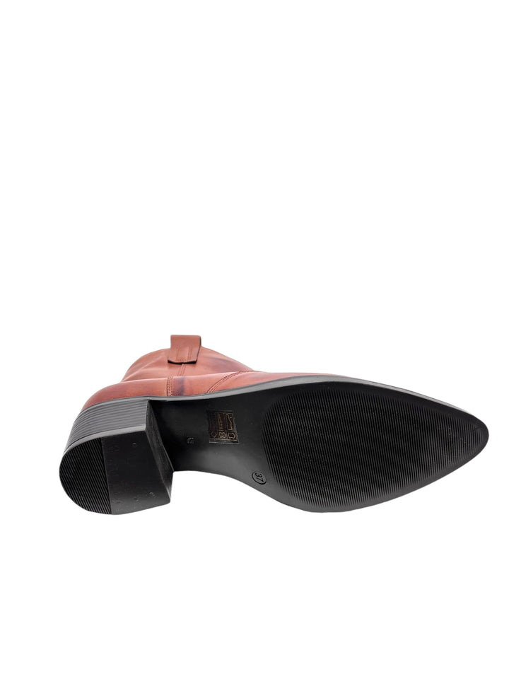 tronchetti texani donna pelle vernissage art.i48190a2 mogano