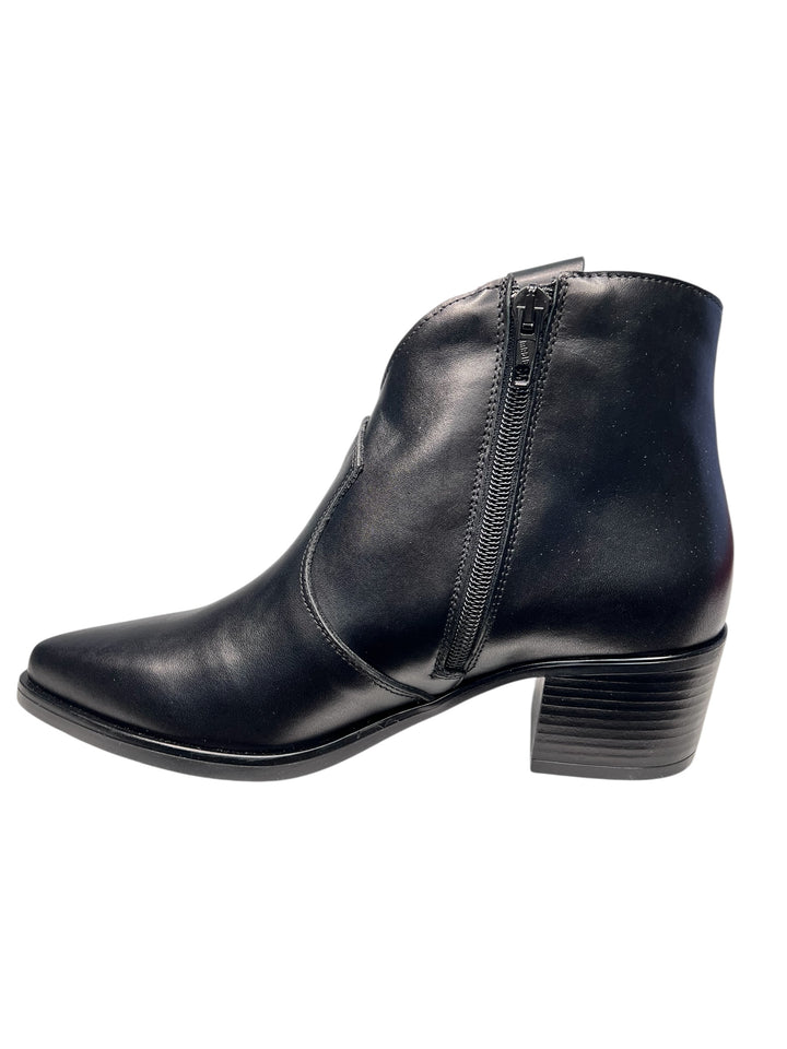 tronchetto donna pelle nero