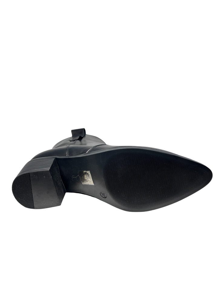 tronchetto donna pelle nero