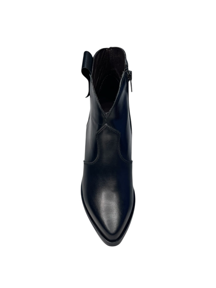 tronchetto donna pelle nero