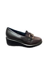 mocassini comfort zeppa donna pelle soffice sogno art.i4es12a7 TESTA DI MORO