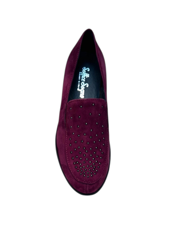 scarpa donna pelle vino