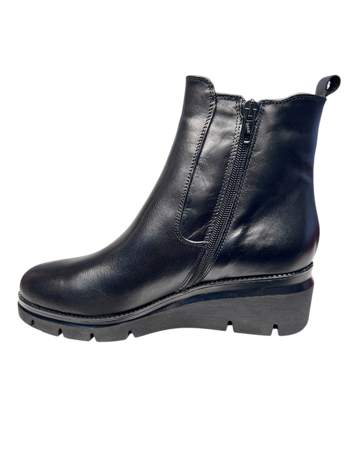 stivaletto donna pelle nero