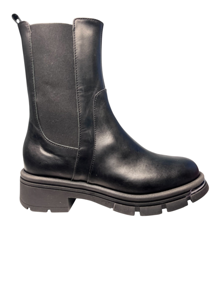 stivaletto donna pelle nero