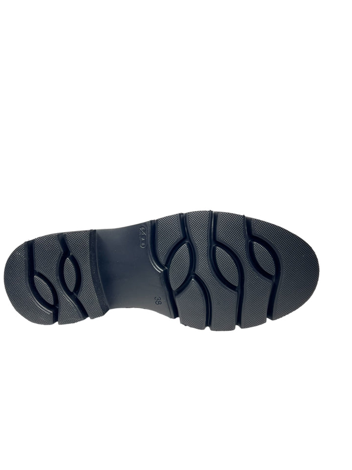 mocassino donna pelle bordò