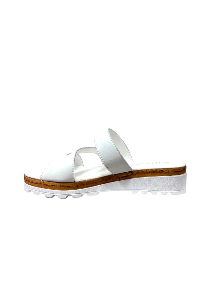 ciabatte donna pelle cinziasoft art.iaf23209 001 bianco