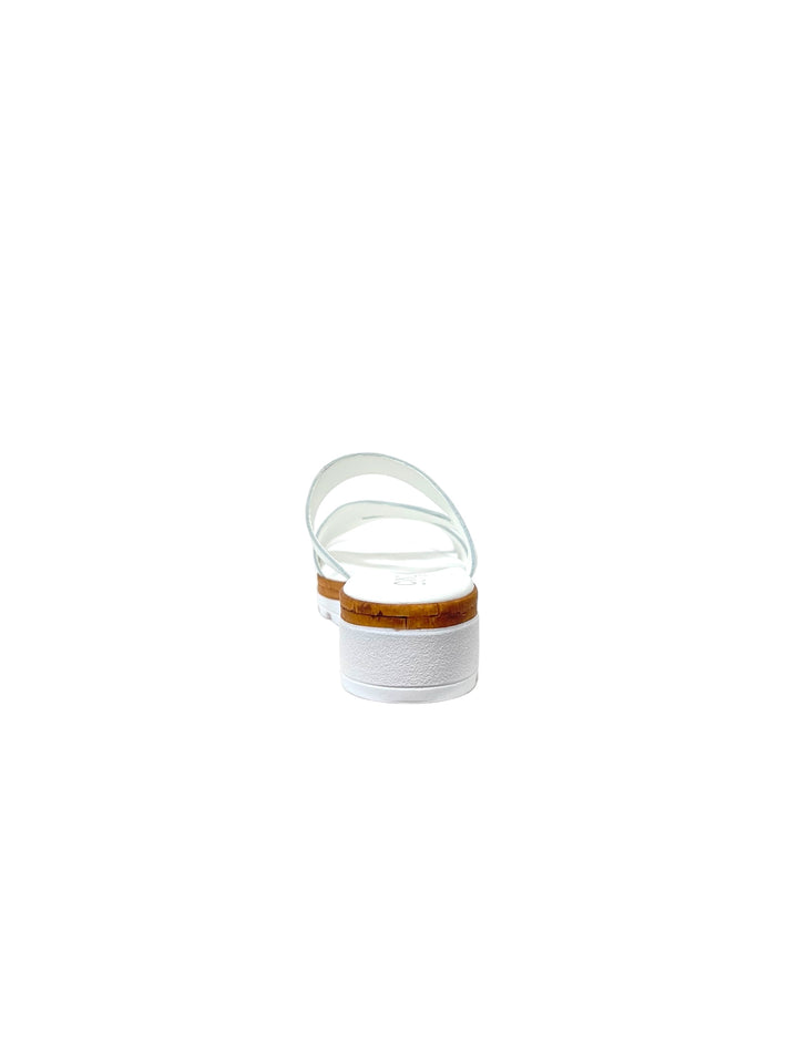 ciabatte donna pelle cinziasoft art.iaf23209 001 bianco