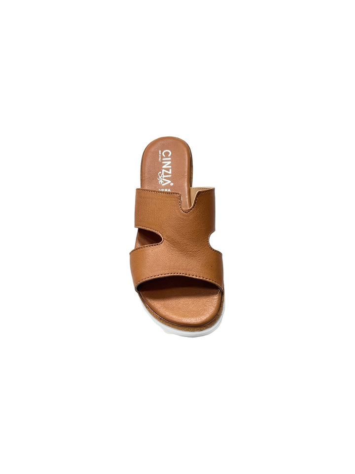 ciabatte donna pelle cinziasoft art.iaf23226 002 cuoio