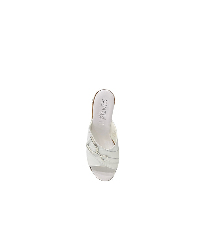 ciabatte donna pelle cinziasoft art.iaf263347001 BIANCO