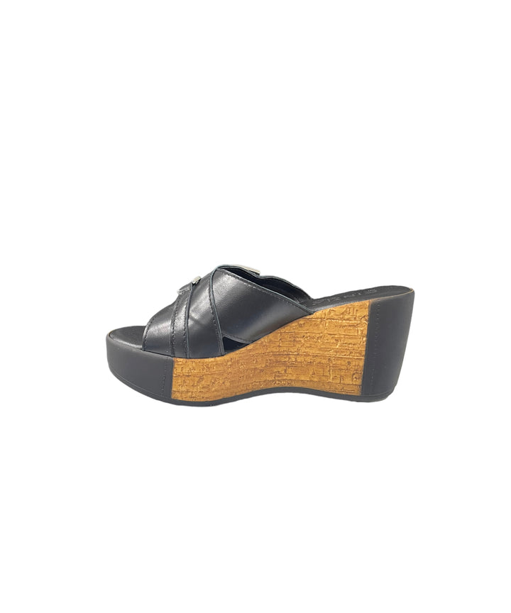 ciabatte donna pelle cinziasoft art.iaf263347003 nero