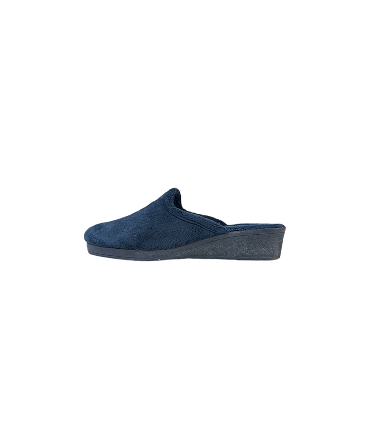pantofola donna pelle cinziasoft art.iea3055-002 BLU