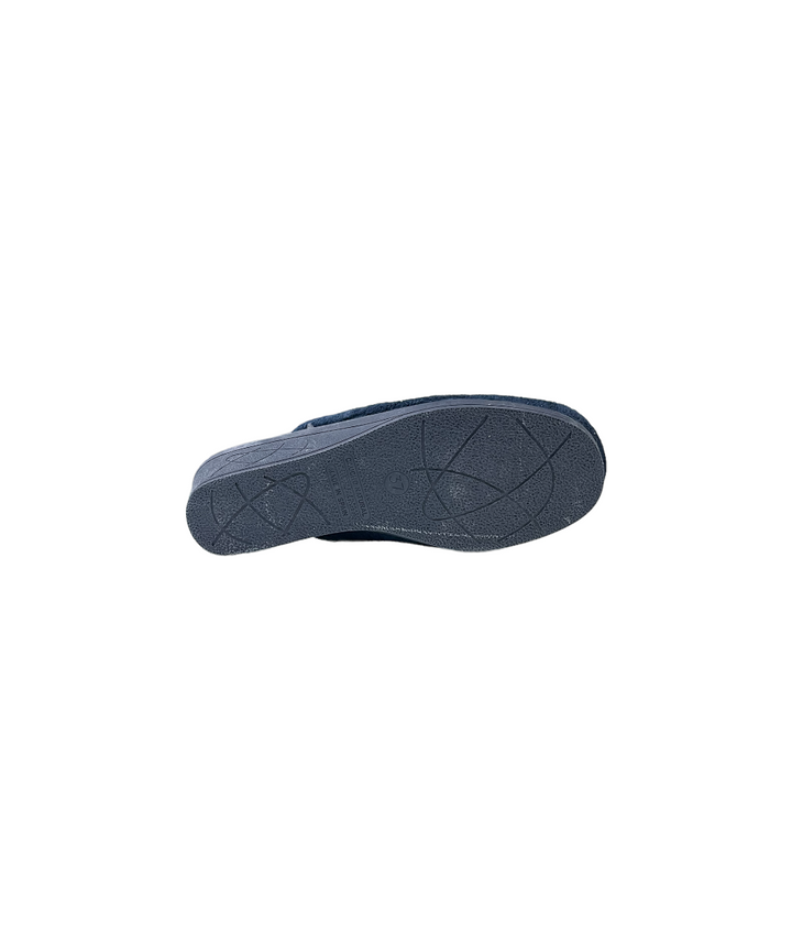 pantofola donna pelle cinziasoft art.iea3055-002 BLU