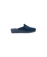 pantofola donna pelle cinziasoft art.iea3055-002 BLU