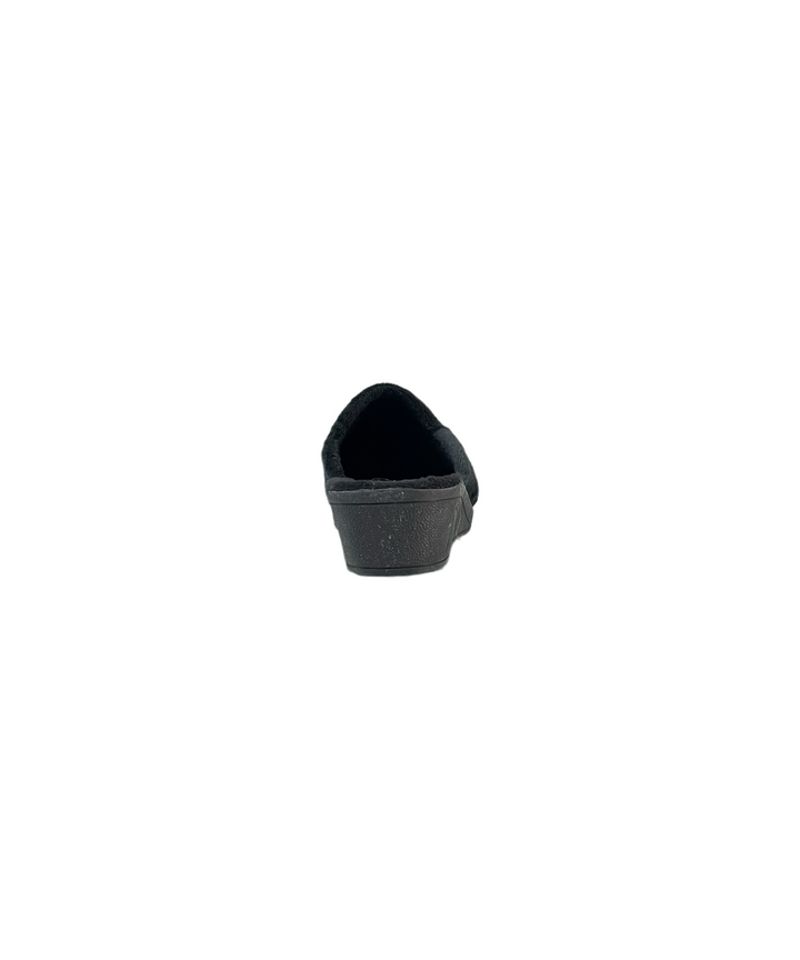 pantofola donna pelle cinziasoft art.iea3055-003 NERO