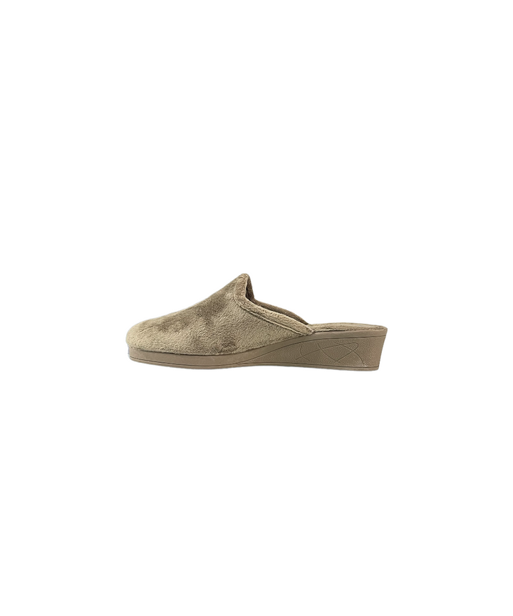 pantofola donna pelle cinziasoft art.iea3055-004 taupe