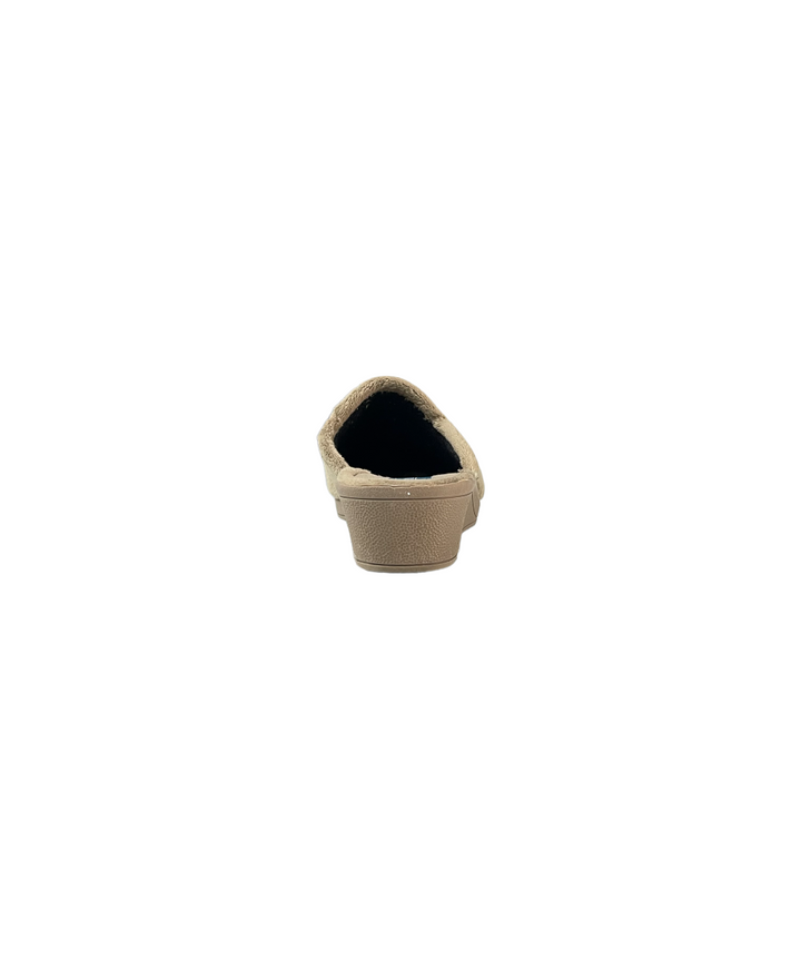 pantofola donna pelle cinziasoft art.iea3055-004 taupe