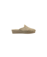 pantofola donna pelle cinziasoft art.iea3055-004 taupe