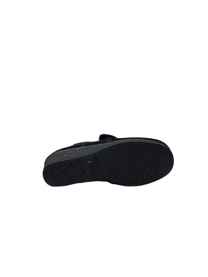 pantofole donna strappo tessuto cinziasoft art.iea3801 003 nero