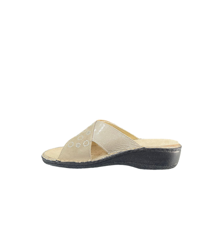 ciabatte donna pelle cinziasoft art.im2719ra-kc001 sabbia